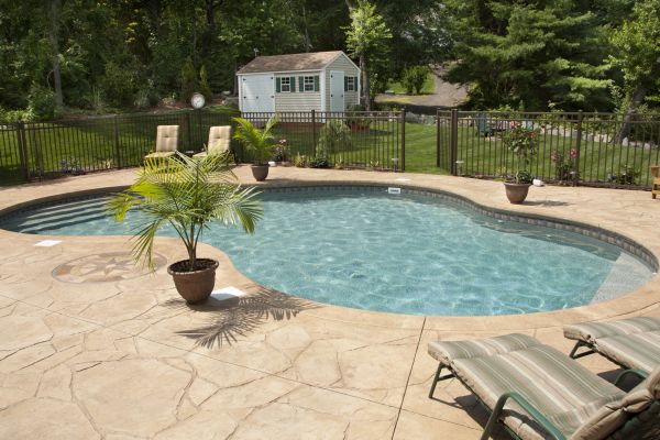 Concrete Pool Deck Repair in Nashua